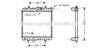 AVA QUALITY COOLING PE2243 Radiator, engine cooling